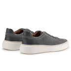 Dark gray suede sneakers