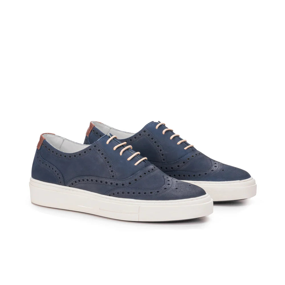 Navy brogue hybrid sneaker