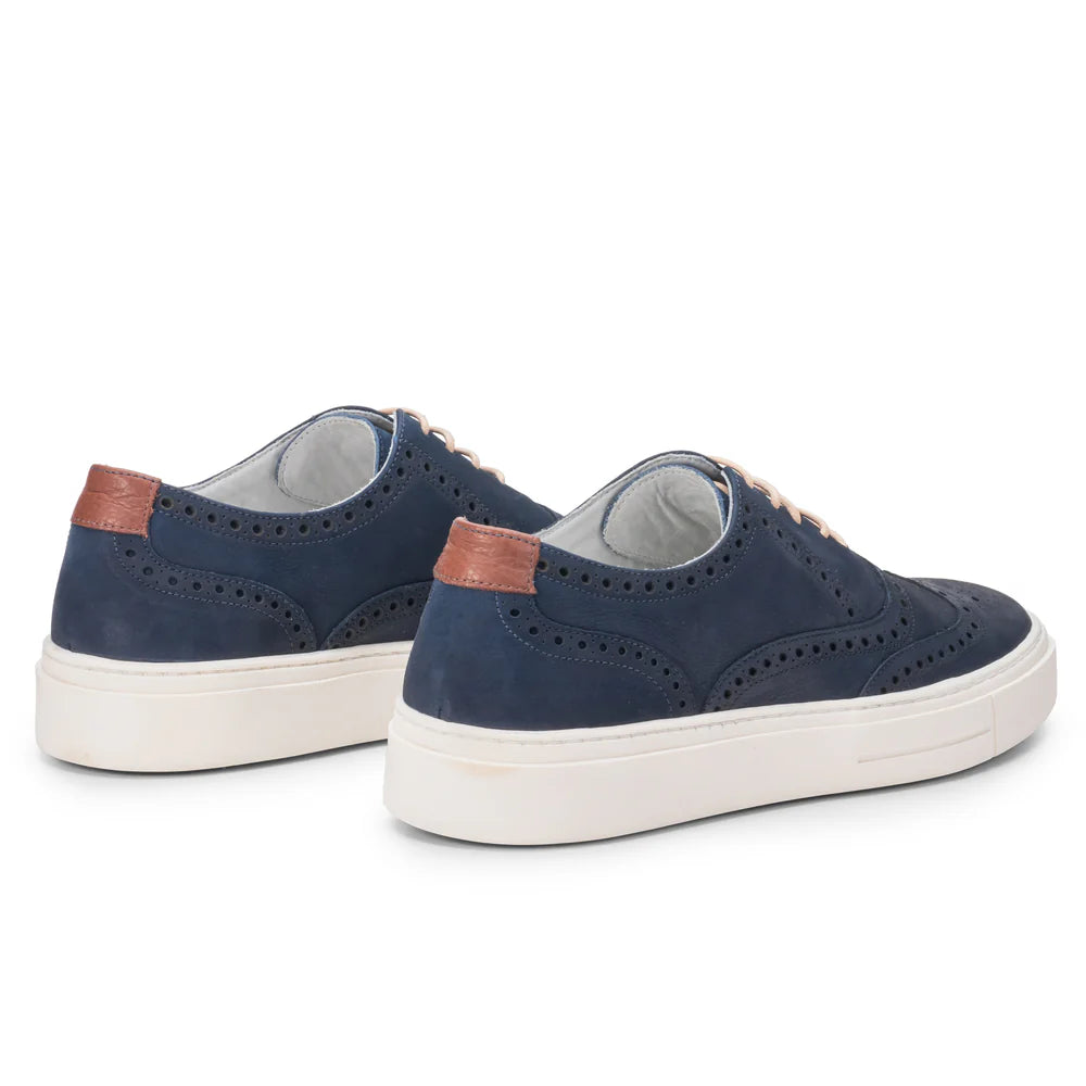 Navy brogue hybrid sneaker