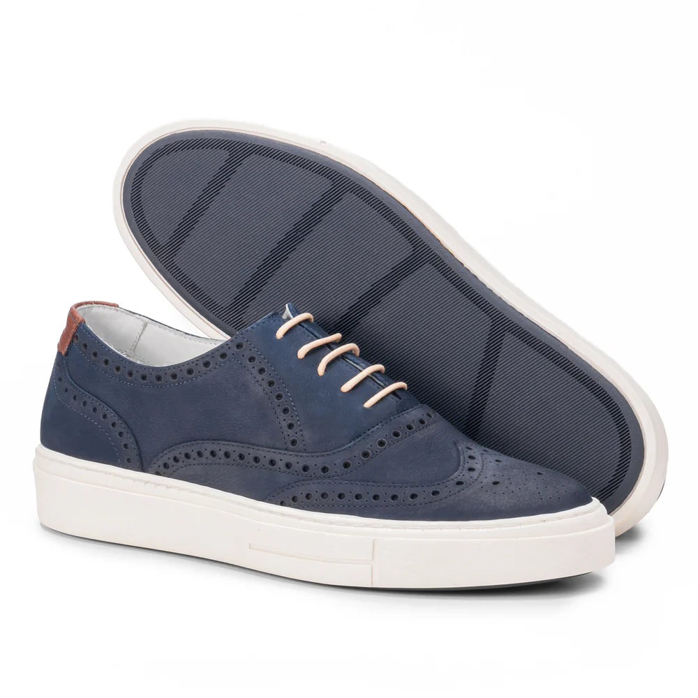 Navy brogue hybrid sneaker