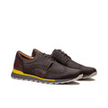 Retro frosted tobacco colored wingtip brogues