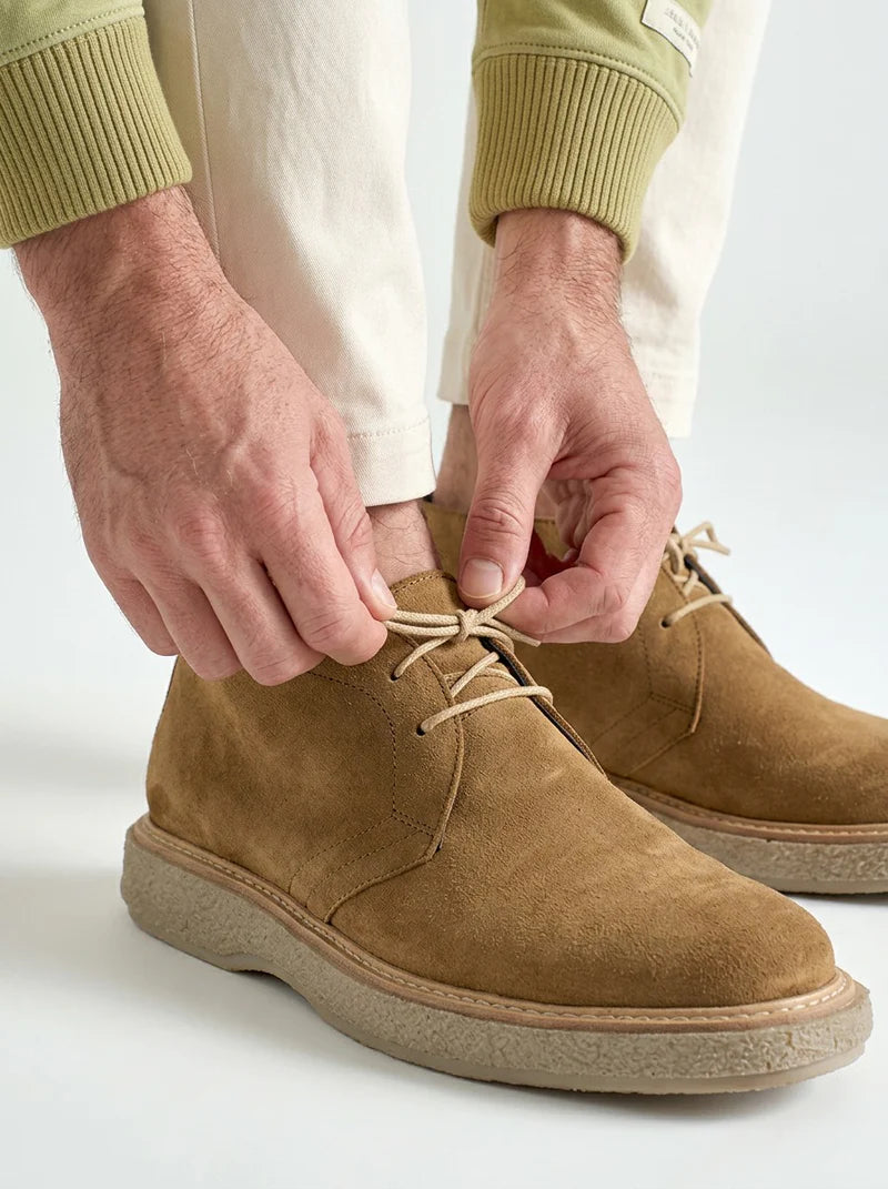 Suede ankle boots